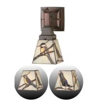 Meyda Blue 98530 - 5&#34;W Backyard Friends Wall Sconce