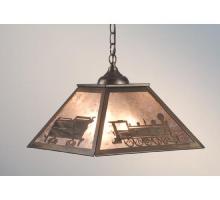 Meyda Blue 98688 - 16&#34; Square Train Pendant