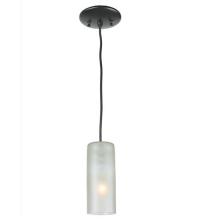 Meyda Blue 99424 - 3&#34;W Venice Frosted White Wine Bottle Mini Pendant