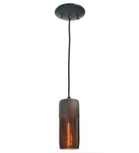 Meyda Blue 99430 - 3&#34;W Venice Amber Wine Bottle Mini Pendant