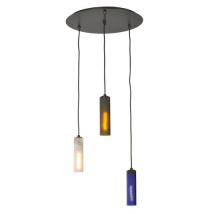 Meyda Blue 99435 - 16&#34;W Venice 3 LT Wine Bottle Cascading Pendant