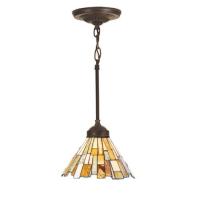 Meyda Blue 99787 - 8&#34;W Delta Jadestone Mini Pendant