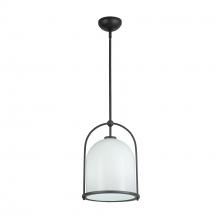 Artcraft AC10650BK - Dahlia 1 Light Pendant 11.5&#34;, Black