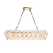 Artcraft AC11963BR - Bloom Collection 18-Light 47.25&#34; Chandelier Brass