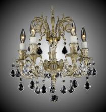 American Brass & Crystal CH2001-ALN-01G-PI - 5 Light Finisterra Chandelier