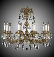 American Brass & Crystal CH2004-A-02G-PI - 10 Light Finisterra Chandelier