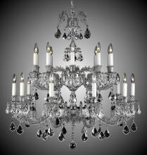 American Brass & Crystal CH2009-A-10G-ST - 10+10 Light Finisterra Chandelier