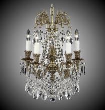 American Brass & Crystal CH2051-O-01G-PI - 5 Light Finisterra with draping Chandelier