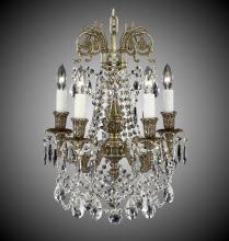 American Brass & Crystal CH2051-ALN-01G-PI - 5 Light Finisterra with draping Chandelier