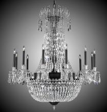 American Brass & Crystal CH2144-P-05S-PI - 12+ 12 Light Finisterra Chandelier