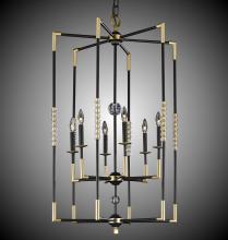 American Brass & Crystal CH3504-37G-38G-ST - 6 Light Magro Chandelier