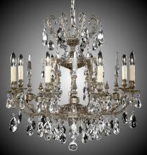 American Brass & Crystal CH7013-A-05S-PI - 8 Light Parisian Chandelier