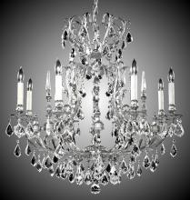 American Brass & Crystal CH7014-O-08G-ST - 8 Light Parisian Chandelier