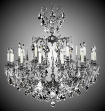 American Brass & Crystal CH7038-O-07G-ST - 16+8 Light Parisian Chandelier