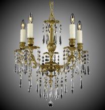 American Brass & Crystal CH7813-ULN-01G-PI - 5 Light Parisian Spire Chandelier