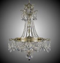 American Brass & Crystal CH8122-P-10W - 8 Light Valencia Chandelier