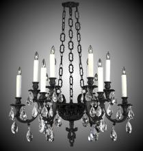 American Brass & Crystal CH9015-A-04G-ST - 12 Light Blairsden Chandelier Pendant Large