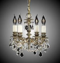 American Brass & Crystal CH9102-A-10G-PI - 4 Light Biella Chandelier