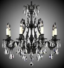 American Brass & Crystal CH9632-A-07G-ST - 8 Light Chateau Chandelier