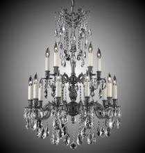 American Brass & Crystal CH9823-A-02G-PI - 10+5 Light Bellagio Chandelier