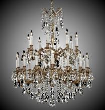 American Brass & Crystal CH9825-A-03G-PI - 16+8 Light Bellagio Chandelier