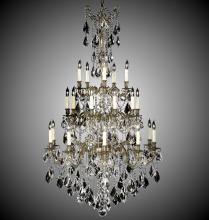 American Brass & Crystal CH9826-A-08G-ST - 25 Light Bellagio Chandelier