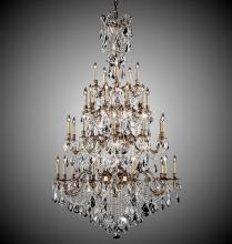 American Brass & Crystal CH9827-A-04G-PI - 35 Light Bellagio Chandelier