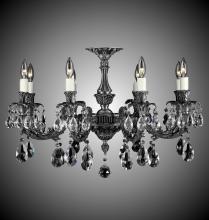 American Brass & Crystal FM2017-A-07G-PI - 8 Light Finisterra Flush Mount