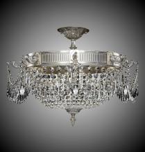 American Brass & Crystal FM8012-P-21S - 8 Light Valencia Flush Mount