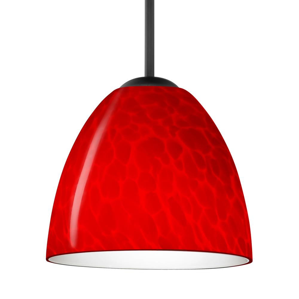 Besa Sasha LED Pendant 1Bc Red Cloud Black 1x9W LED