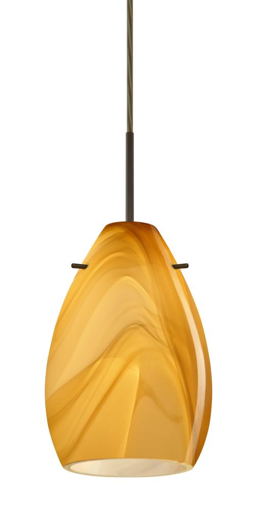 Besa Pendant for Multiport Canopy Pera 6 Bronze Honey 1x5W LED