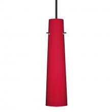 Besa Lighting 1BC-5674RM-LED-BK - Besa Camino Pendant Black Ruby Matte 1x5W LED