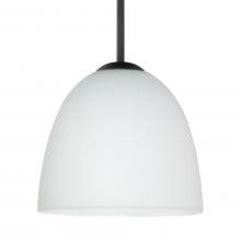 Besa Lighting 1BC-757207-LED-BK - Besa Sasha LED Pendant 1Bc Opal Matte Black 1x9W LED
