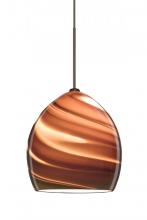 Besa Lighting 1XT-1716SK-BR - Besa Pendant Sprite Bronze Smoke Twist 1x50W Halogen