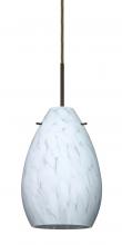 Besa Lighting B-171319-LED-BR - Besa Pendant for Multiport Canopy Pera 6 Bronze Carrera 1x5W LED