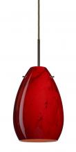 Besa Lighting B-1713MA-LED-BR - Besa Pendant for Multiport Canopy Pera 6 Bronze Magma 1x5W LED