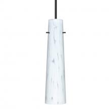 Besa Lighting B-567419-LED-BK - Besa Camino Pendant For Multiport Canopy Black Carrera 1x5W LED