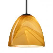 Besa Lighting B-7572HN-LED-BK - Besa Sasha LED Pendant For Multiport Canopy B Honey Black 1x9W LED