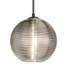 Besa Lighting J-461602-LED-BK - Besa Kristall 8 Pendant For Multiport Canopy Black Smoke 1x9W LED