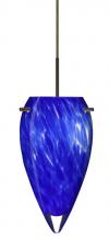 Besa Lighting 1JT-412586-BR - Besa Juli Pendant Bronze Blue Cloud 1x100W Medium Base