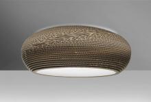 Besa Lighting VENUSC-LED-BR - Besa, Venus Ceiling, Bronze Finish, 1x9W LED