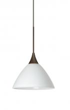 Besa Lighting 1XT-174307-BR - Besa Pendant Domi Bronze White 1x50W Halogen