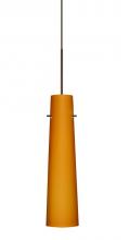 Besa Lighting XP-567480-BR - Besa Camino Pendant Bronze Amber Matte 1x50W Halogen