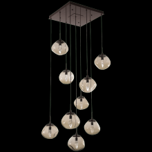 Hammerton CHB0068-09-BS-FA-C01-L1 - Nova Square 9pc Multi-Pendant