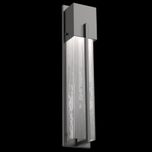 Hammerton ODB0055-23-AG-SG-G1 - Outdoor Tall Square Cover Sconce with Metalwork