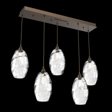 Hammerton PLB0035-05-FB-OC-C01-E2 - Ellisse Linear 5pc Multi-Pendant