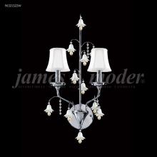 James R Moder 96321S2GTW - Murano Collection 2 Light Wall Sconce
