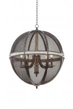 Kalco 7043FG - Coronado 8 Light Oval Chandelier