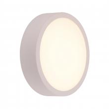 Worldwide Lighting Corp W23564MW6 - Aperture 12-Watt Matte White Finish Integrated LEd Circle Wall Sconce / Ceiling Light 6 in. Dia x 1.