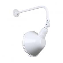 Hi-Lite MFG Co. H-QSN18112-SA-93/QSNB-13-93/QSNSK-93/QSNWGR-12-93 - 12&#34; Gooseneck Light Angle Shade, QSNB-13 Arm, Swivel Knuckle & Wire Guard Accessories